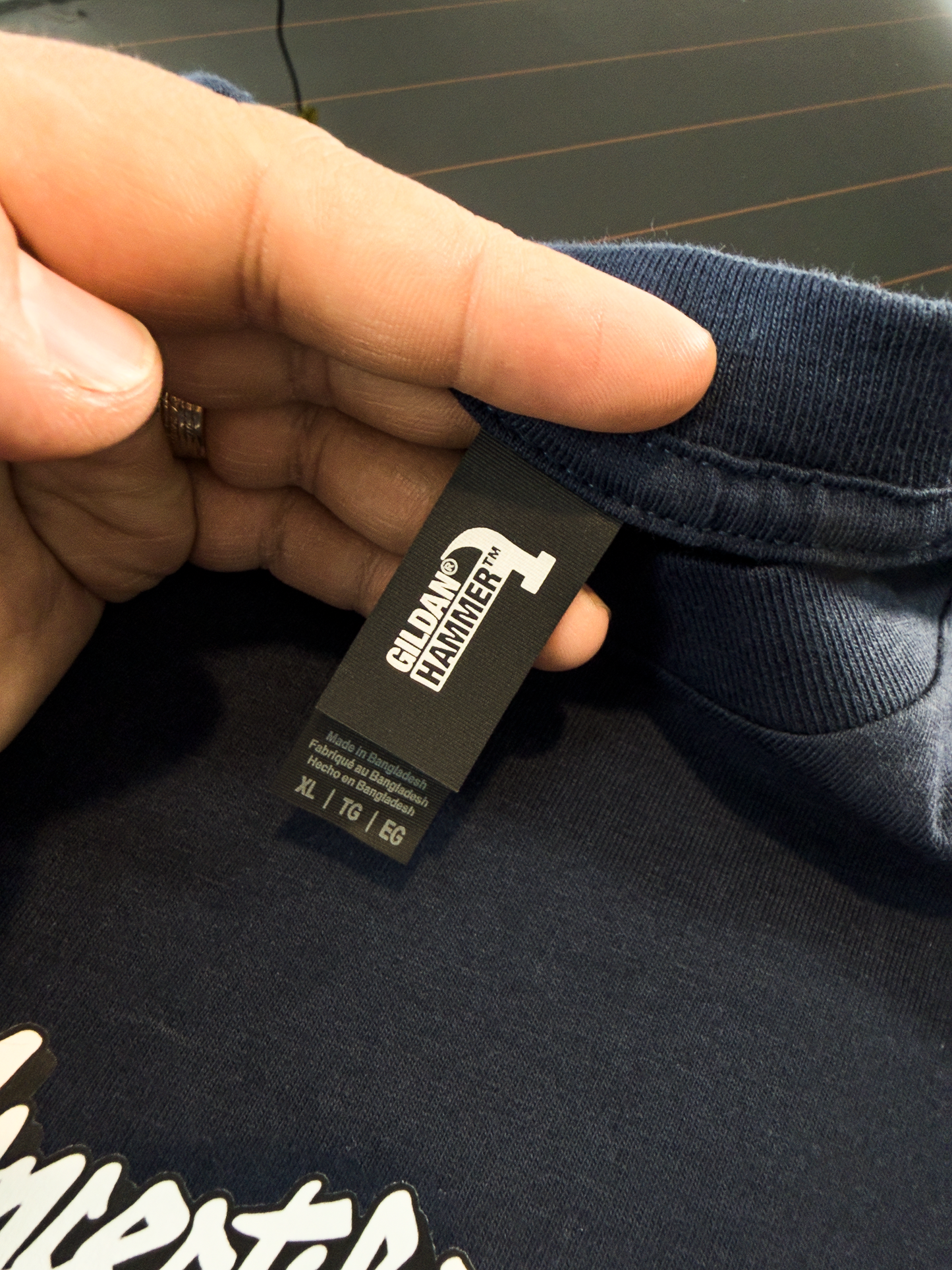 Navy blue Uncertified shirt